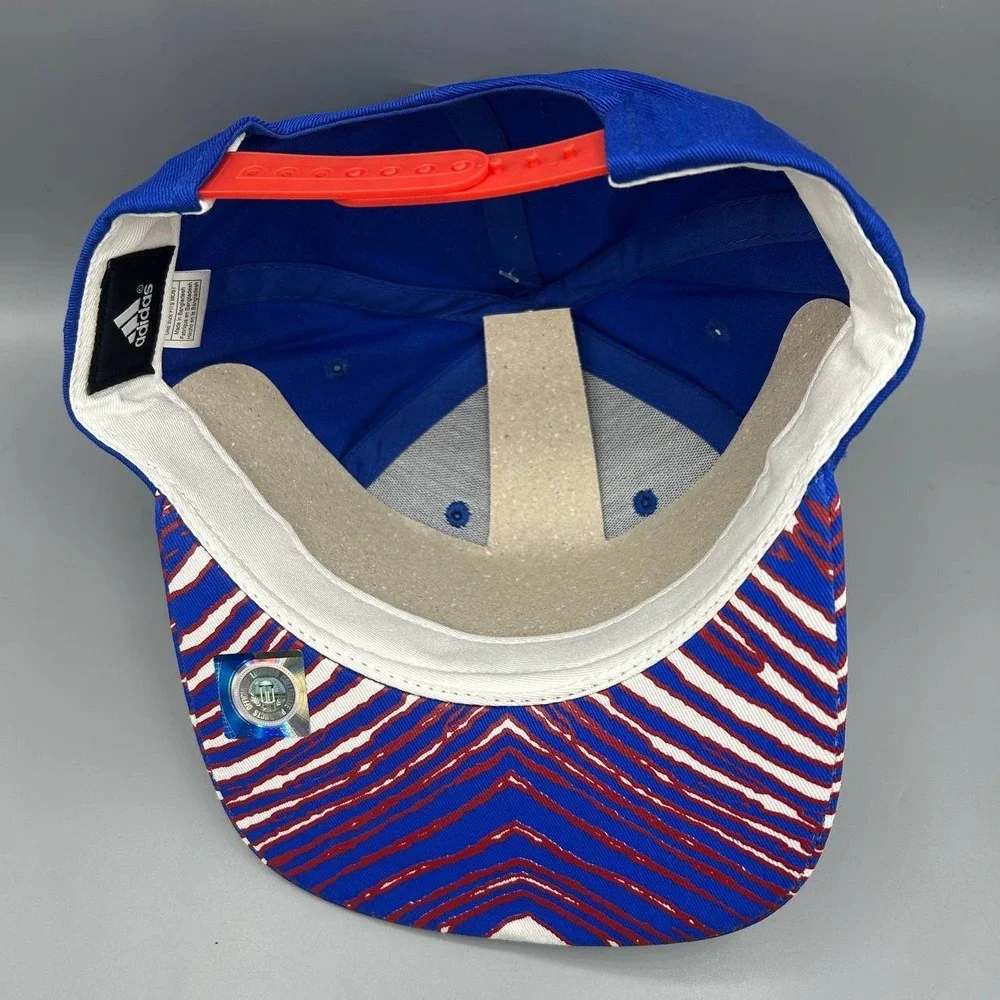 Kansas Jayhawks Hat Youth Blue Embroidered Adidas Snap‎ Back Cap Cotton New